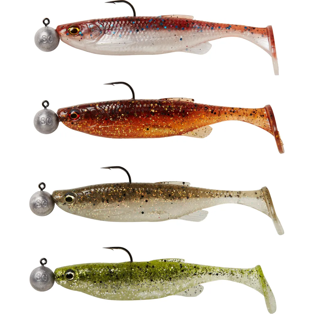 Savage Gear Fat Minnow T-Tail RTF Swimbait 9cm 7g Clear Water Mix