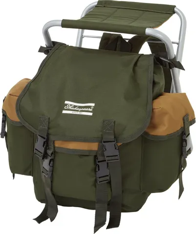 Shakespeare Stool With Back Pack 58cm 1.8kg