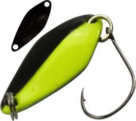 FTM Spoon Tremo 2.3g 2.9cm Yellow-Black/Black Single Hook