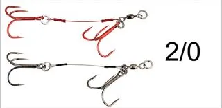 Savage Gear Carbon 49 Corkscrew Stinger 2/0 2pcs Drilling