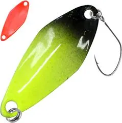 FTM Spoon Tremo 0.9g 2.9cm Yellow-Black/Orange Single Hook