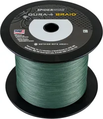 Spiderwire Dura 4 Braided Line 0.20mm 17kg MOSS GREEN