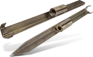 Black Cat Stainless Steel Rod Holder 85cm Ground Mount