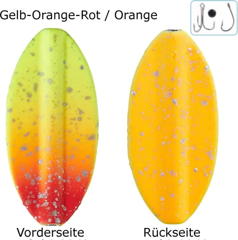 Balzer Pro Staff Series Spoon Inliner 1.9g Gelb-Orange-Rot/Orange