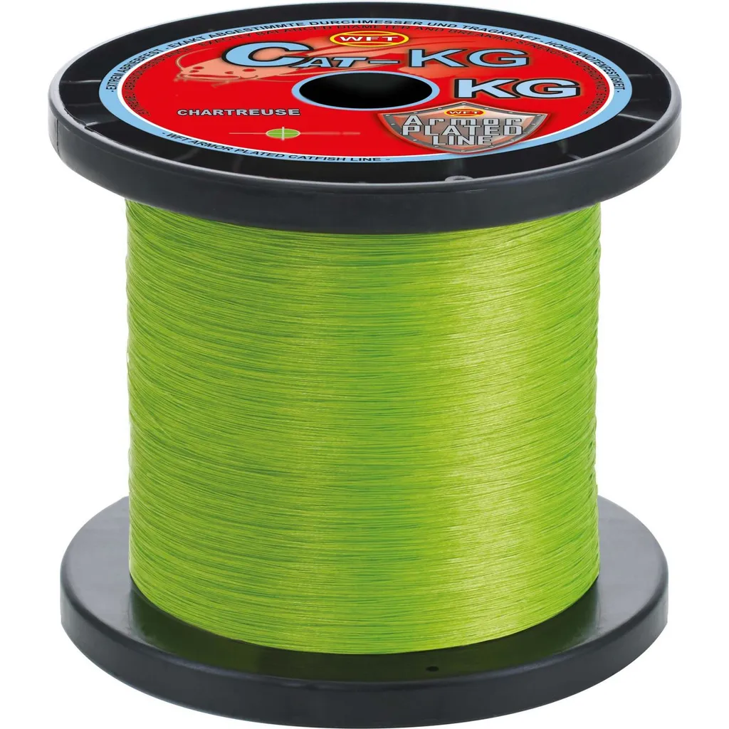 WFT Cat geflochtene Schnur 0.50mm 60kg 300m Chartreuse