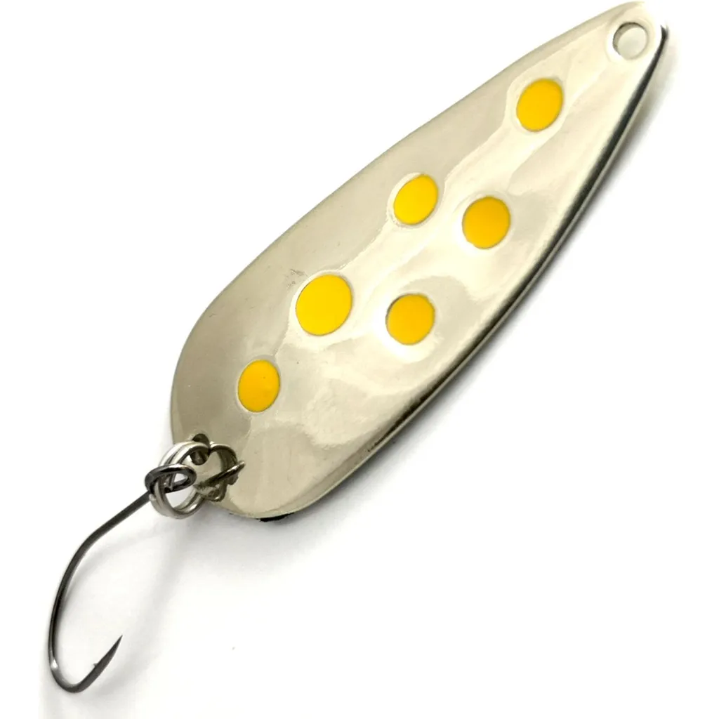 Troutwerk Spoon 4cm 5g Silberfarben/Gelbe Punkte