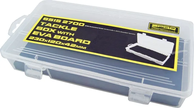 Spro Tackle Box With EVA 23x12x4.2cm