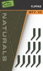 Fox Edges Naturals Flippa 10pcs Dark Green