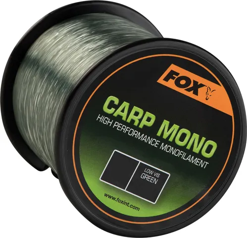 Fox Carp Mono Line 0.38mm 9.07kg 850m Low-vis Green