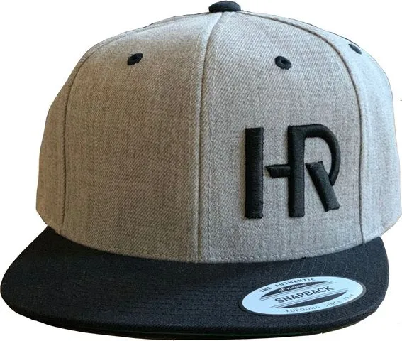 Hearty Rise Cap Snapback Grey/Black