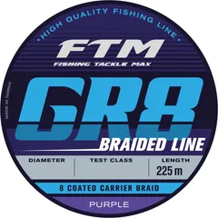 FTM GR8 Line Purple Braided Line 0.14mm 9.5kg 225m