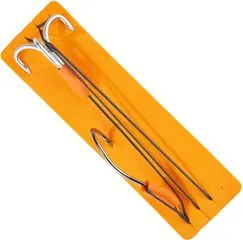 Balzer Adrenalin Cat Posenvorfach 1 Welsmontage 100kg 200cm 3/0 4/0 Single Hook and Treble Hook