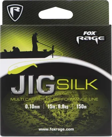 Fox Rage Jig Silk Braided Line 0.1mm 6.8kg 120m Fluro Green