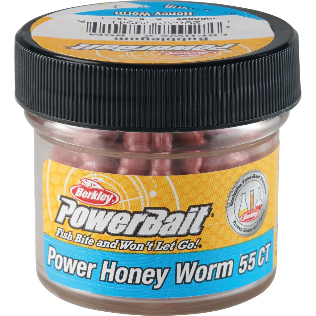 Berkley PowerBait Power Honey Worm EBPHW2.5-BGM 2.5cm Bubblegum
