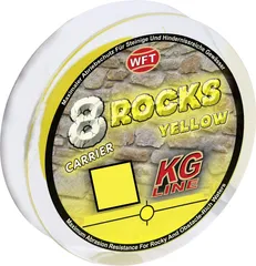 WFT 8 Rocks KG Line Braided Line 0.3mm 26kg Yellow