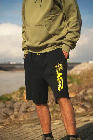 Black Cat Black Jogger Shorts M