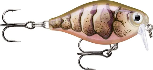 Rapala X-Light Crank Shallow Runner Crankbaits 3.5cm 0.9m 4g PUPU (Purple Prawn UV)