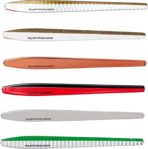 Savage Gear Line Thru Sandeel Nail 10cm 16g Black/Red