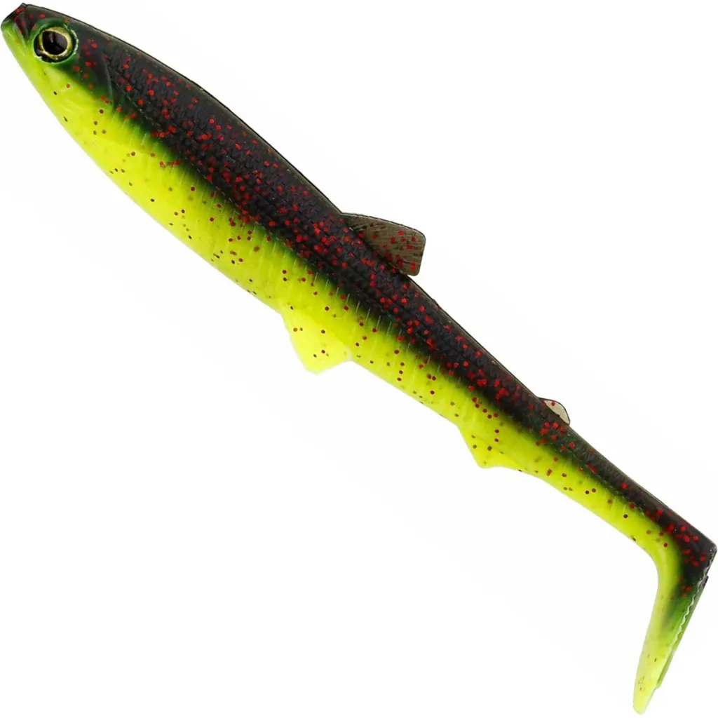 Westin BullTeez Shadtail Gummifische 9.5cm 7g Black/Chartreuse