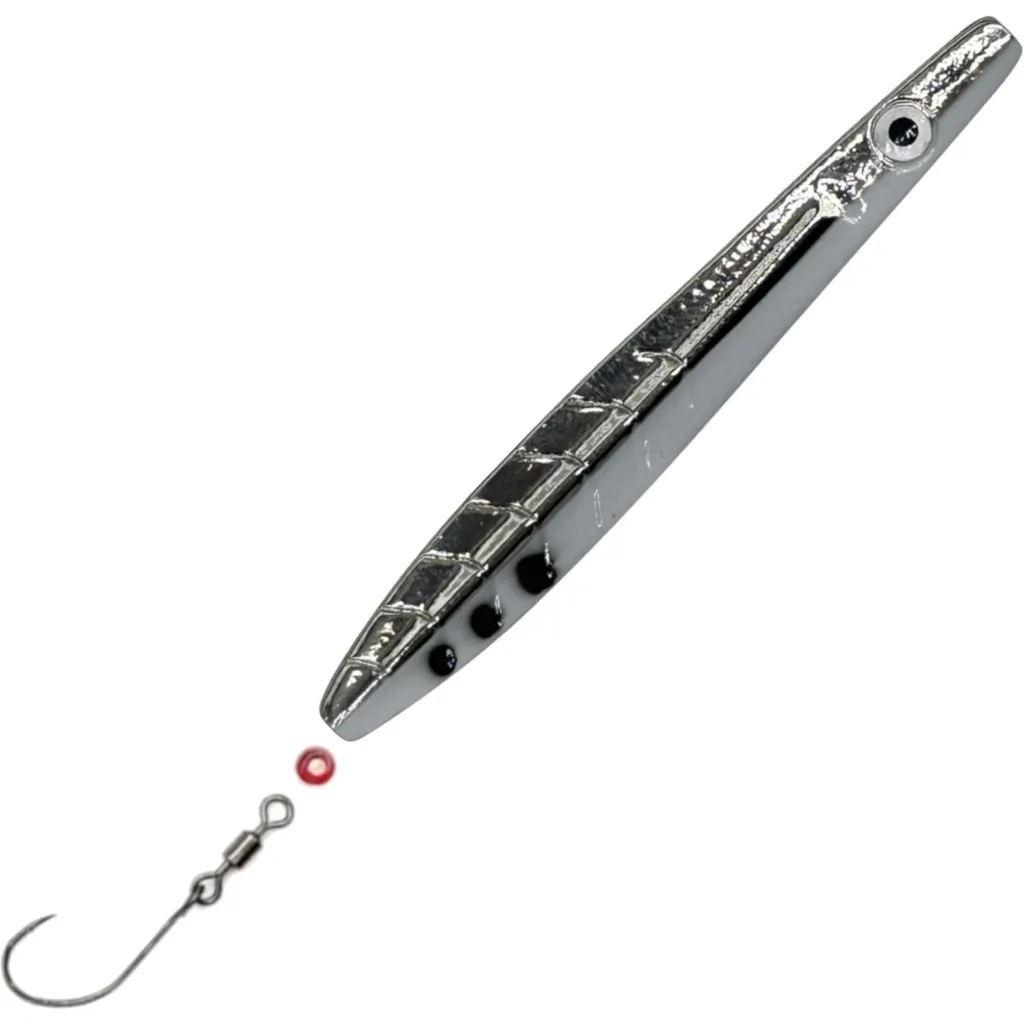 Troutwerk ParaLAXX Meerforellenblinker 5g 6,5cm Silber Schwarze Punkte