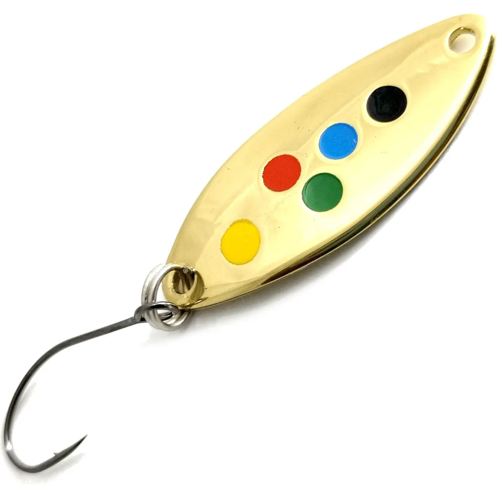 Troutwerk Spoon Blinker 70289 3.3cm 2.5g Gold Mehrfarbig
