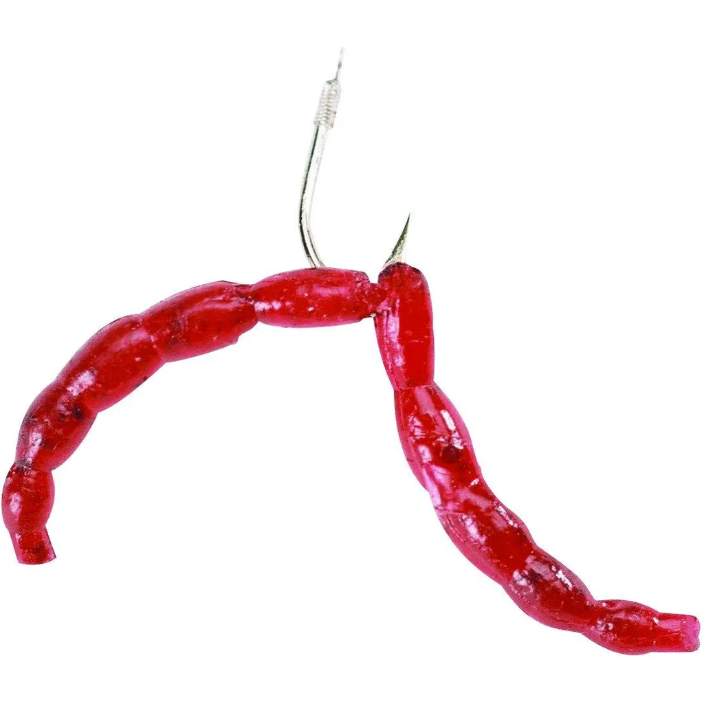 Berkley PowerBait Micro Blood Worms Bloody