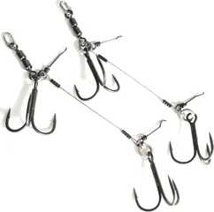 Pikecraft Double Swivel Stinger Rig L #1/0 2Stk