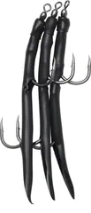 Kinetic Gummi-Makk Pro Fertigmontagen #10/0 Black 3pieces
