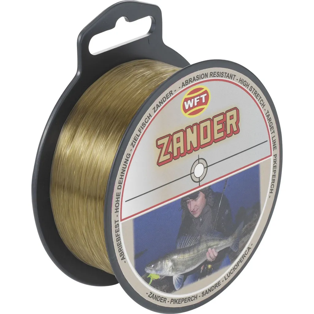 WFT Zielfisch Zander Monofile Angelschnur 0.25mm 5.8kg 500m