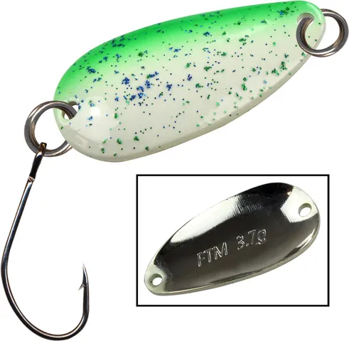 FTM Spoon Bee 3.1cm 3.7g Grün-Weiß/Silberfarben