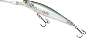 Lucky Craft Staysee 90SP V2 Jerkbait 3m 12.5g Silver Cheek Ghost Minnow