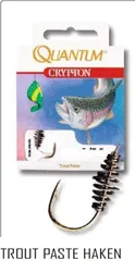 Quantum Crypton Forellenhaken Forellen-Paste Haken #10 250cm