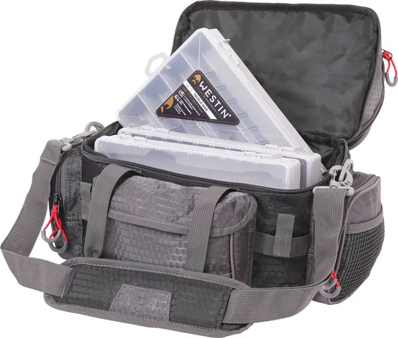 Westin W4 Kunstödertasche S Titanium Black