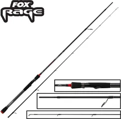 Fox Rage Prism Medium Spin Rod 2.4m 5–21g 2pc