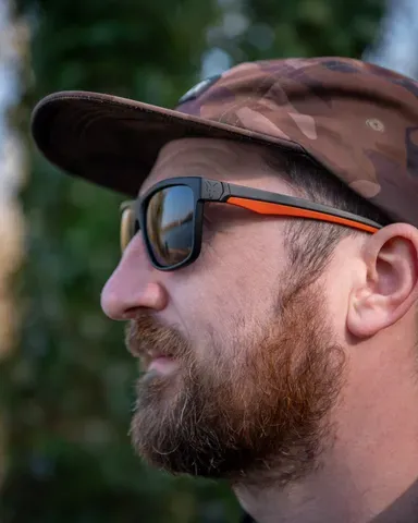 Fox Collection Polarized Glasses Black Grey