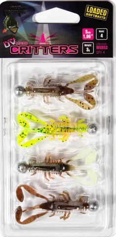 Fox Rage UV Micro Critter Weiche Köder 5cm 3g Loaded