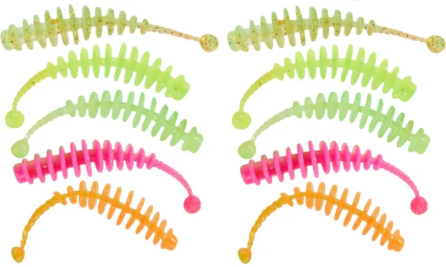 Balzer Trout Collector Pinball Mix Gummiköder 5cm Mix 2 Knoblauch