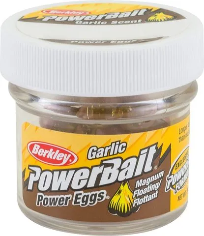 Berkley PowerBait Power Clear Eggs Floating 14g 12pc Clear Gold Natural