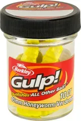 Berkley Gulp!® Honey Worm 4.5cm Honey Yellow