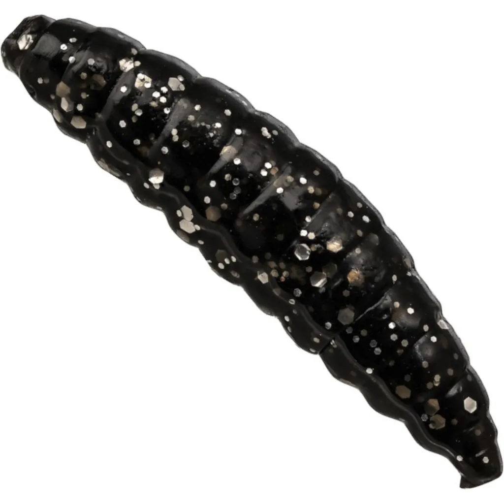 Westin Maggot - Creaturebait Black - 4,8cm - 2,2g - Banana - 8 Stück