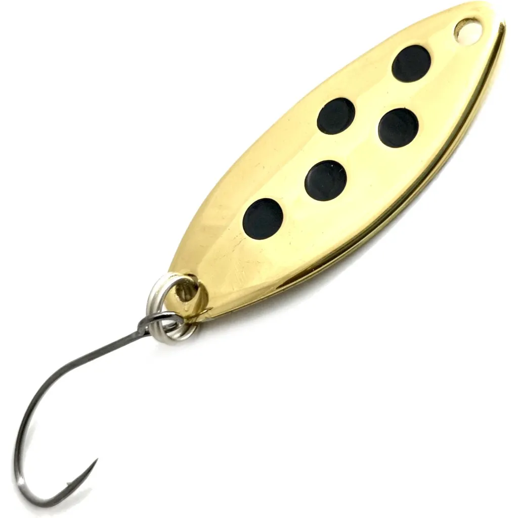 Troutwerk Spoon Blinker 70288 3.3cm 2.5g Gold Schwarz