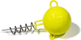 Fox Rage Pelagic Screws Bulk Jig Heads 80g 15pcs UV Yellow Corkscrew