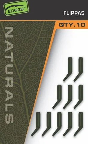 Fox Edges Naturals Flippa 10pcs Dark Green