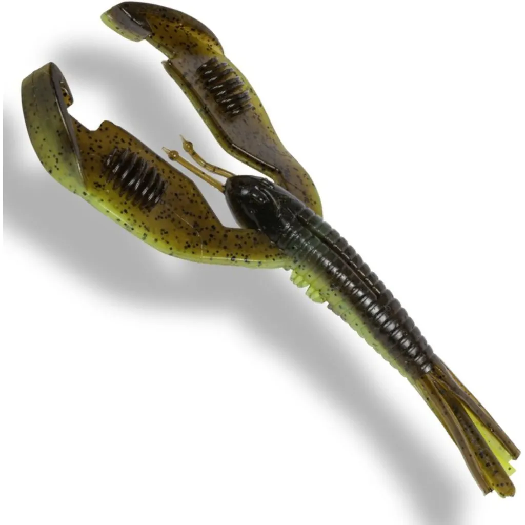 4Street B-Ass Craw Gummiköder Green Pumpkin Chartreuse 7.5cm 2.4g