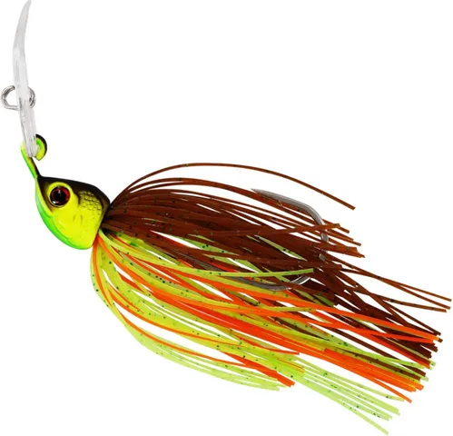 Westin BladeBite 14g Tungsten Bladed Jig Spinjig Brown Chartreuse