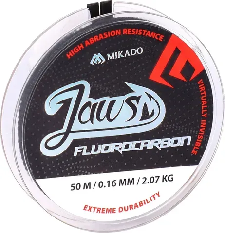Mikado Fluorocarbon JAWS - 0.30mm, 7.51kg, 50m, Transparent