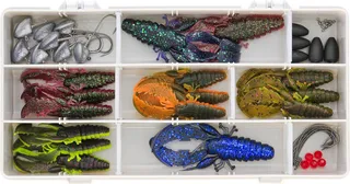 Westin Crecraw Box Köder-Set 44Pcs Soft Lure Kit