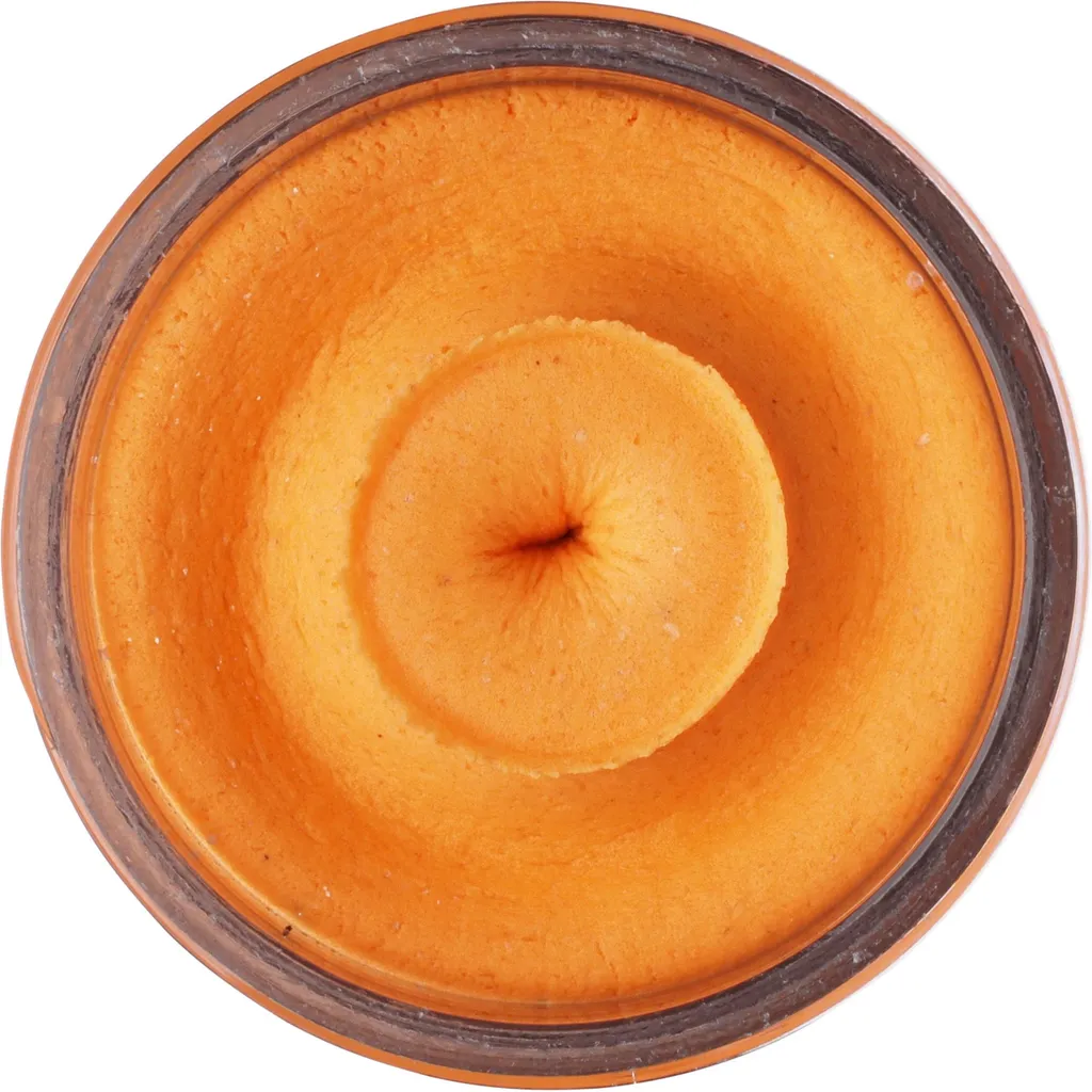 Berkley PowerBait Natural Glitter Forellenteig Fluo Orange Glitter / Knoblauch