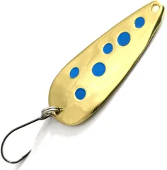 Troutwerk Spoon 4cm 5g Gold-Coloured/Blue Dots