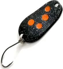 Troutwerk Spoon 2.8cm 3g Black/Orange Dots